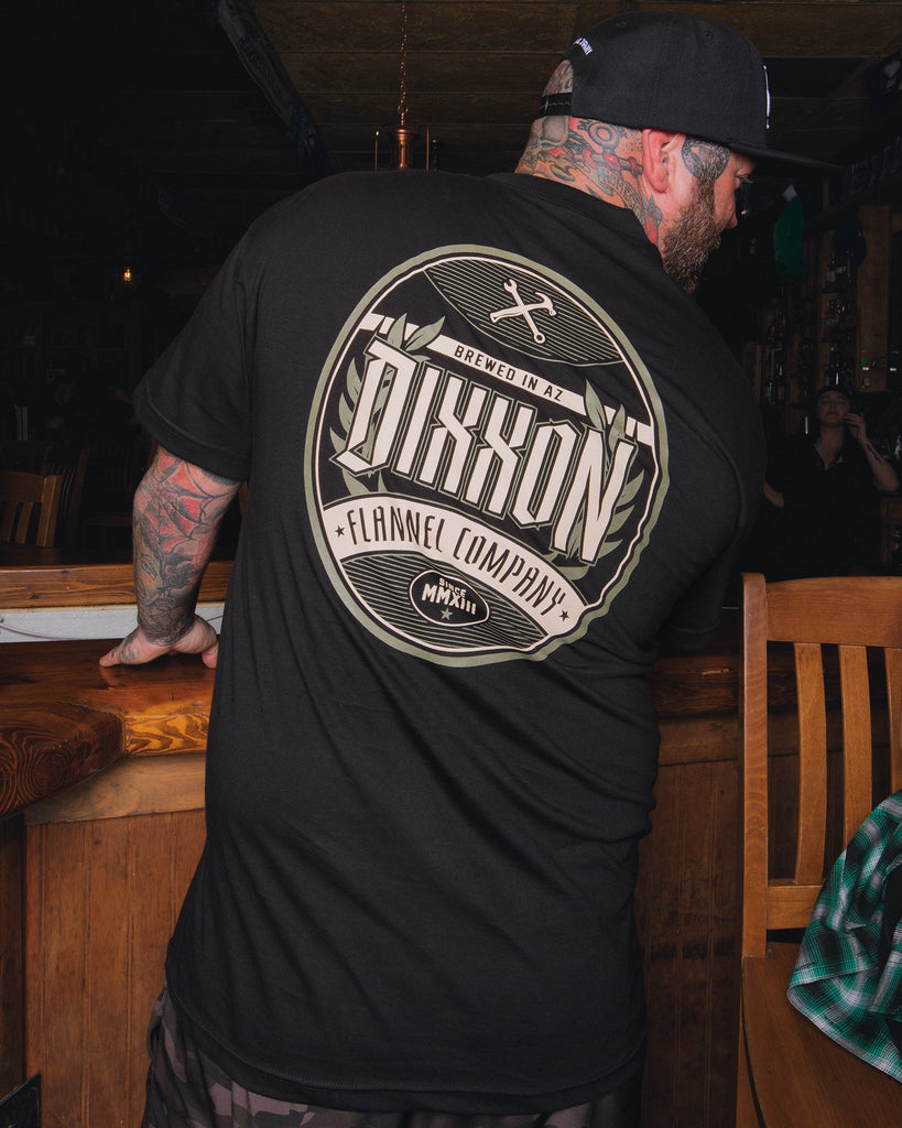 Brewed in AZ T-Shirt - Black - Dixxon Flannel Co.