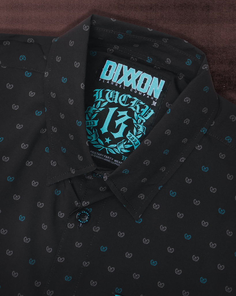 Brochacho Short Sleeve - Black & Tiffany - Dixxon Flannel Co.