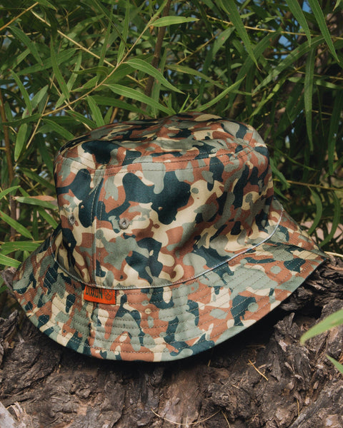 帽子 NIGEL CABOURN Multi Camo Bucket Hat Nigel Cabourn Nam Bucket Hat Camo | END. (US)