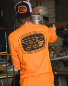 Checkpoint Hi Vis Long Sleeve T-Shirt - Orange - Dixxon Flannel Co.