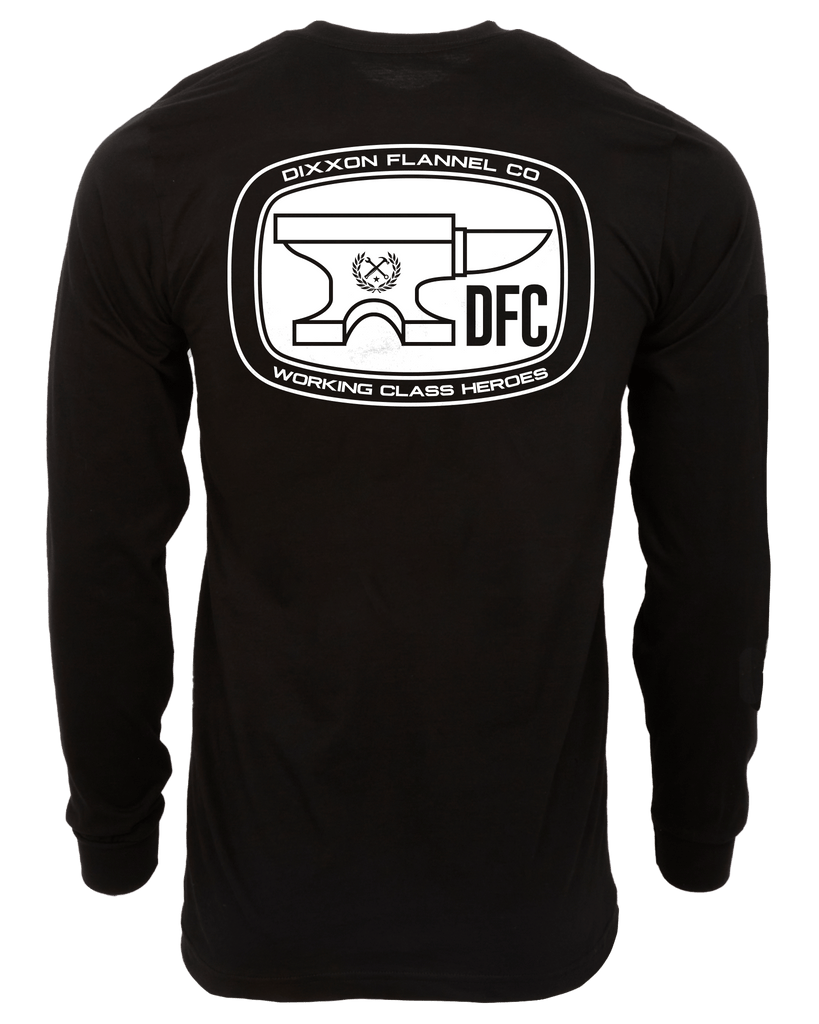 Checkpoint Long Sleeve T-Shirt - Black - Dixxon Flannel Co.