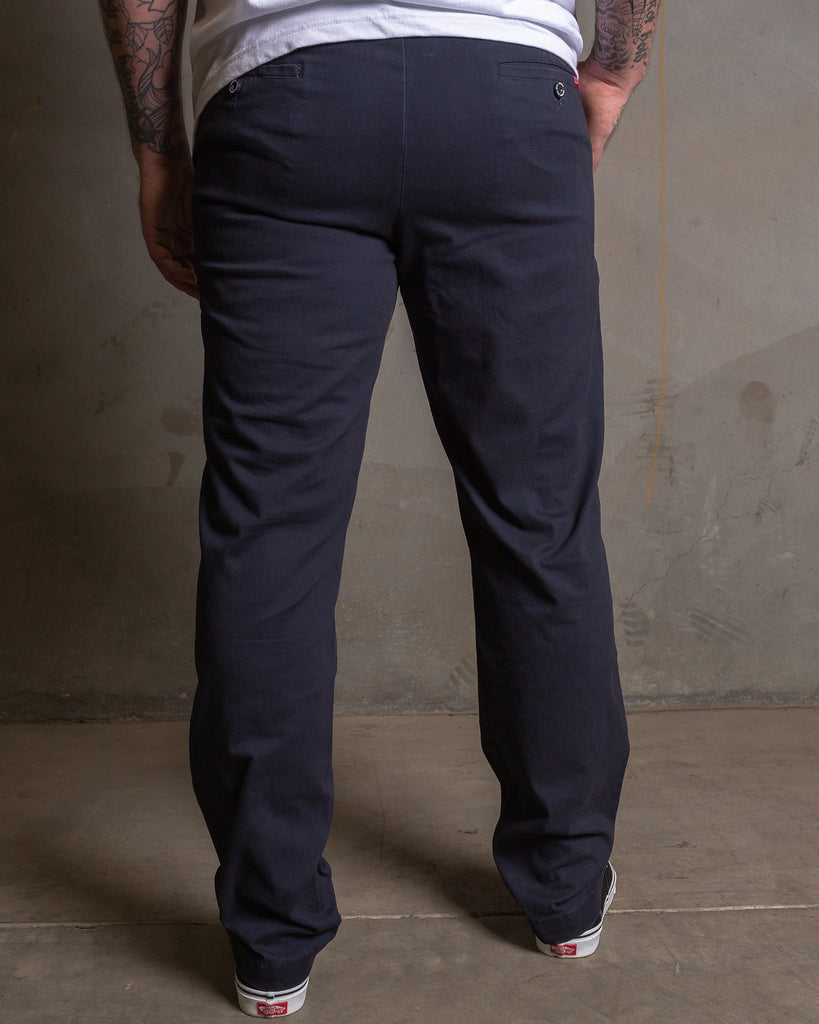 Slim Straight Chino Pants - Navy | Dixxon Flannel Co.