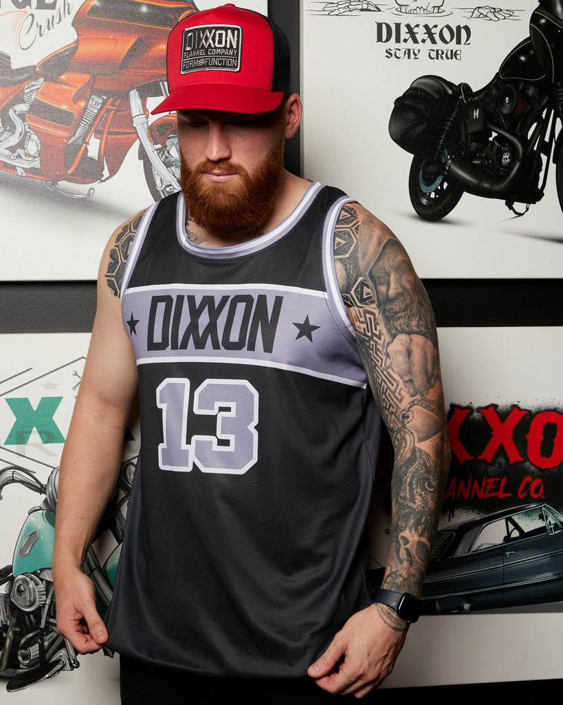 Classic Jersey - Black, Gray, & White - Dixxon Flannel Co.