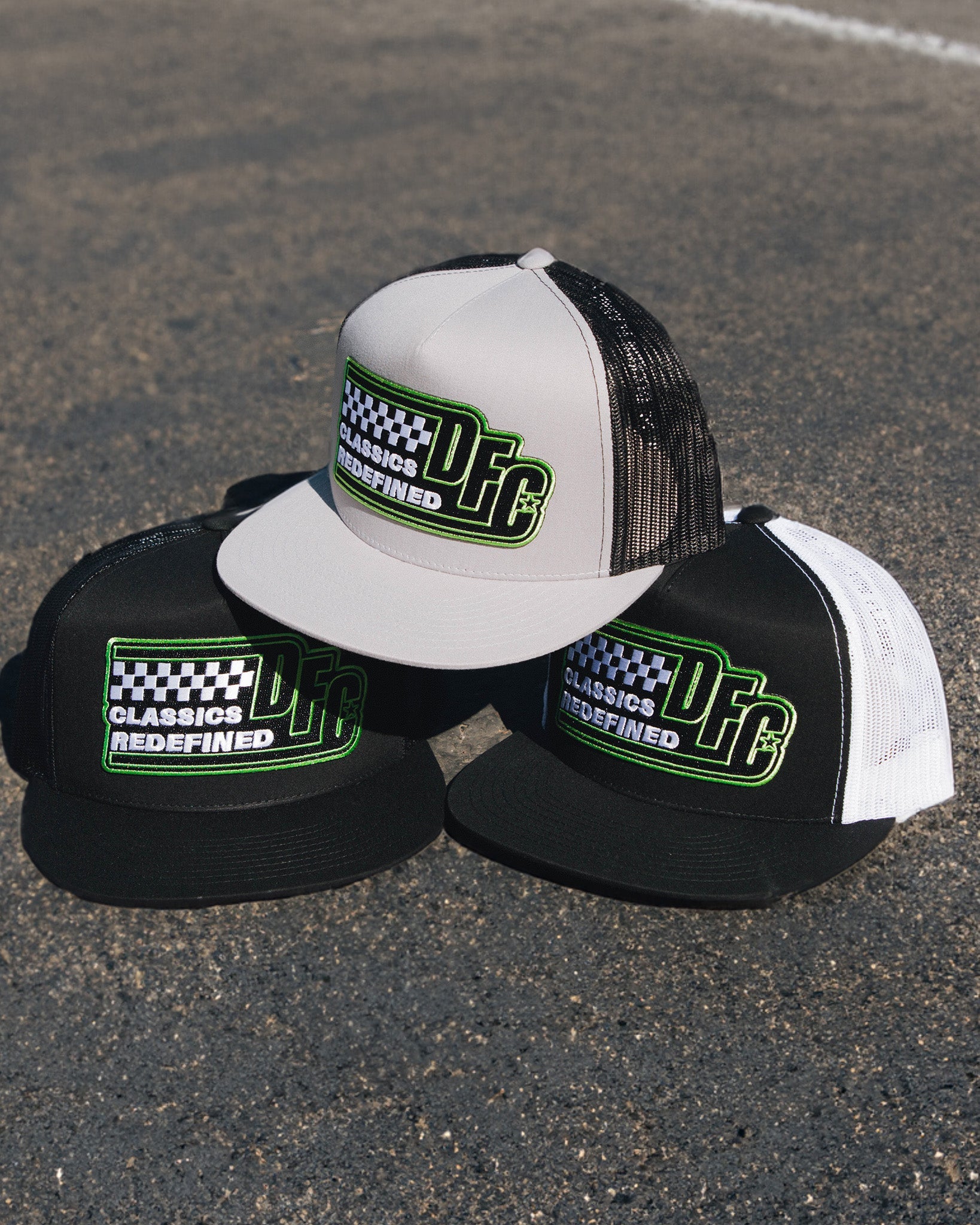 Classics Redefined Racer Flat Bill Trucker Snapback - Dixxon Flannel Co.