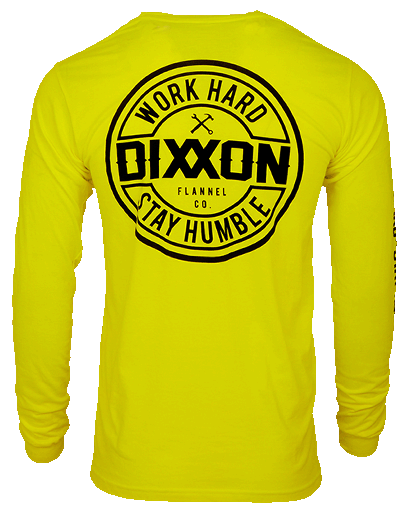 Corpo Hi Vis Long Sleeve T-Shirt - Yellow - Dixxon Flannel Co.
