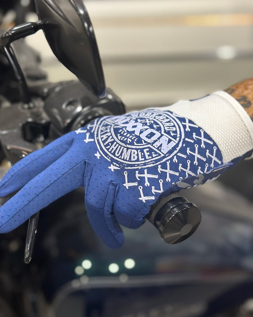 Corpo Moto Gloves - Navy & White - Dixxon Flannel Co.