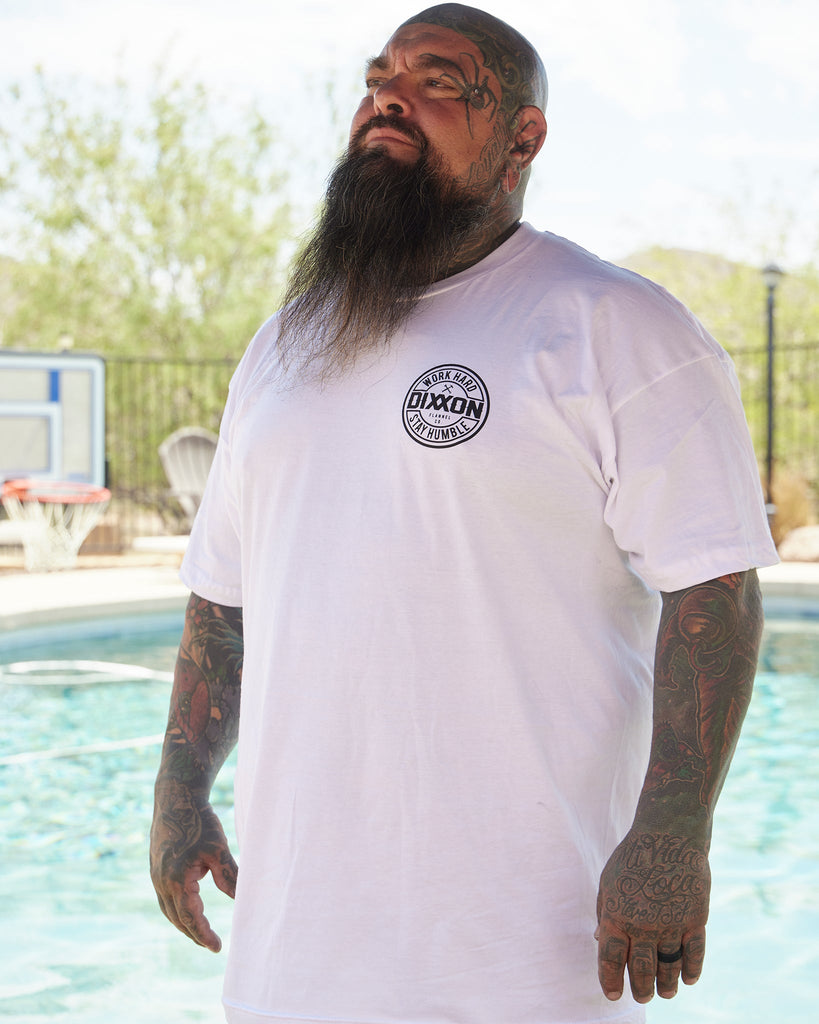 Corpo T-Shirt - White & Black - Dixxon Flannel Co.