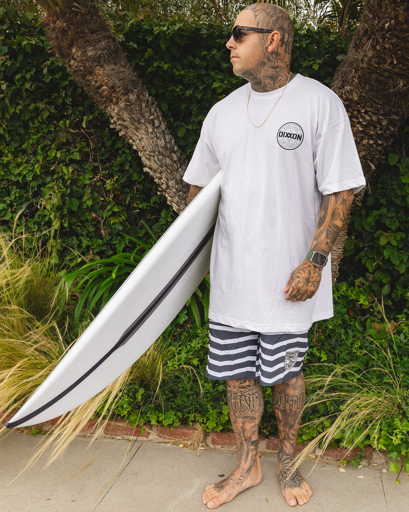 Corpo T-Shirt - White, Silver, & Black - Dixxon Flannel Co.
