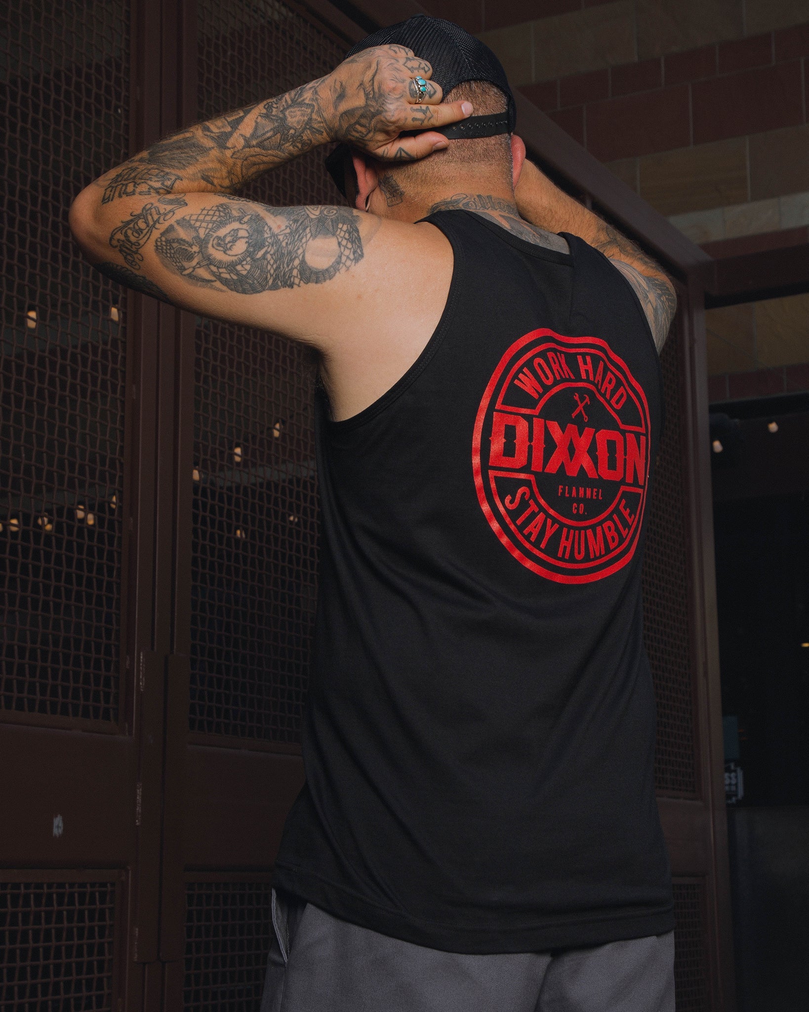 Corpo Tank - Black & Red - view 1
