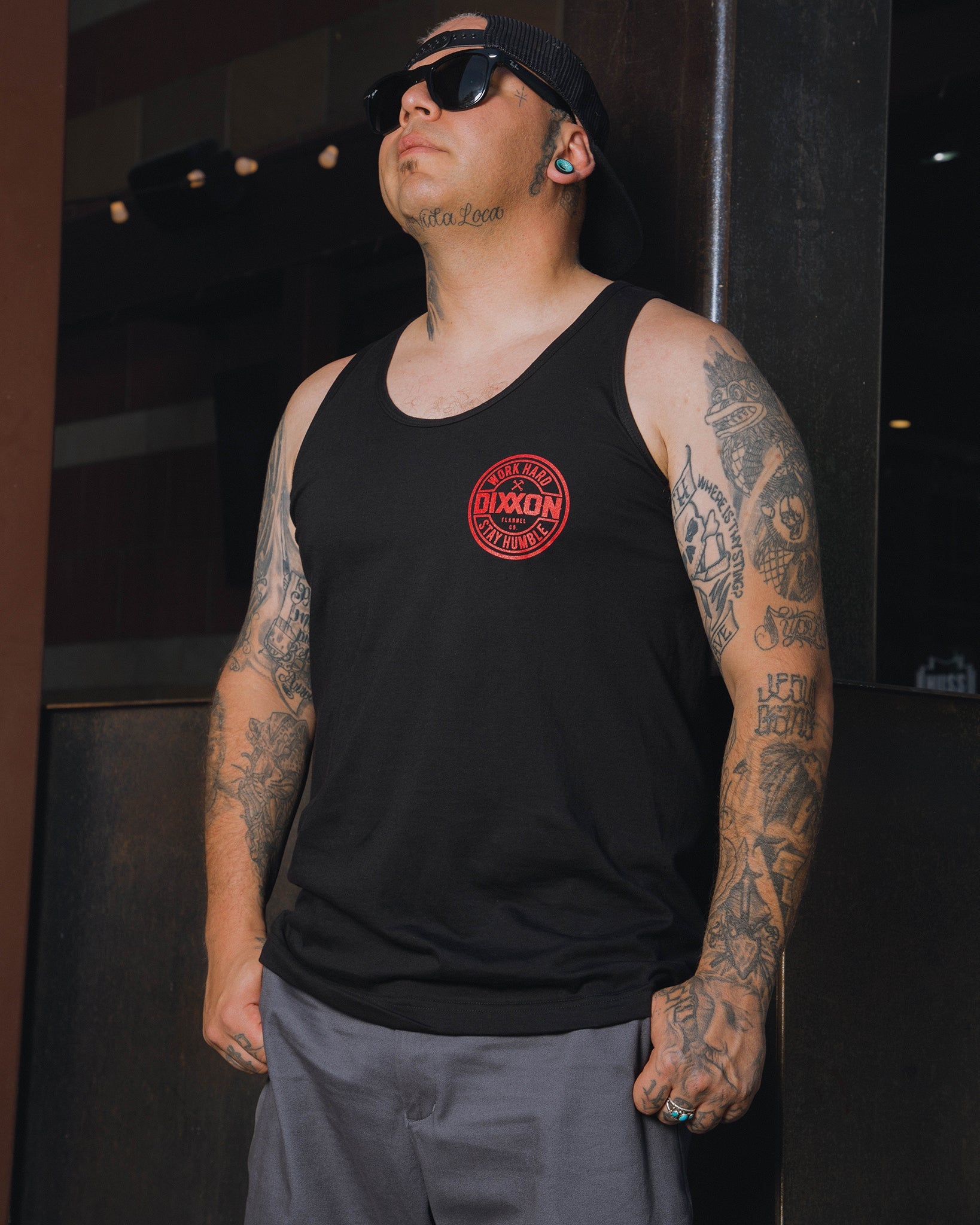 Corpo Tank - Black & Red - view 4