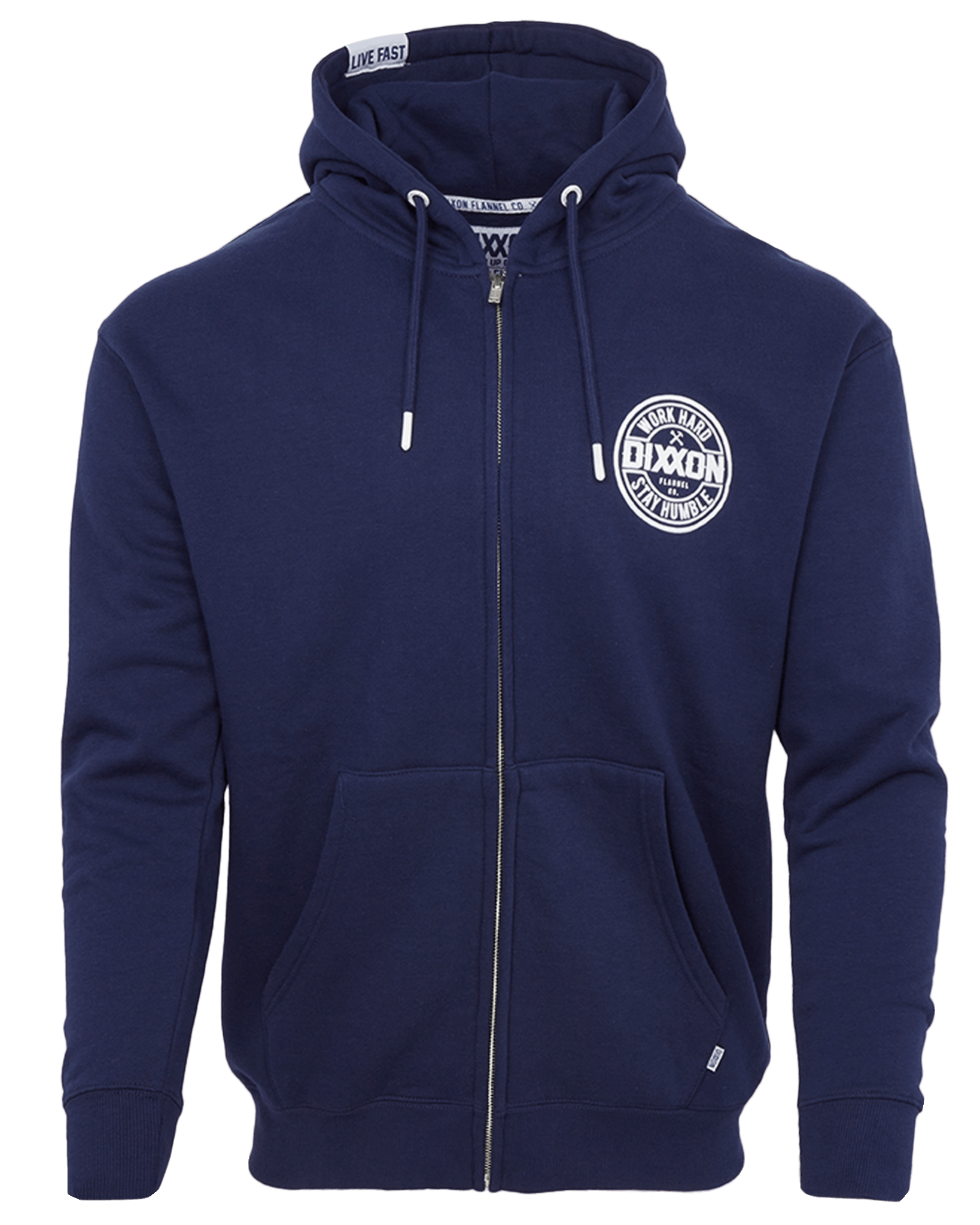 Corpo Zip Up Hoodie - Blue - Dixxon Flannel Co.