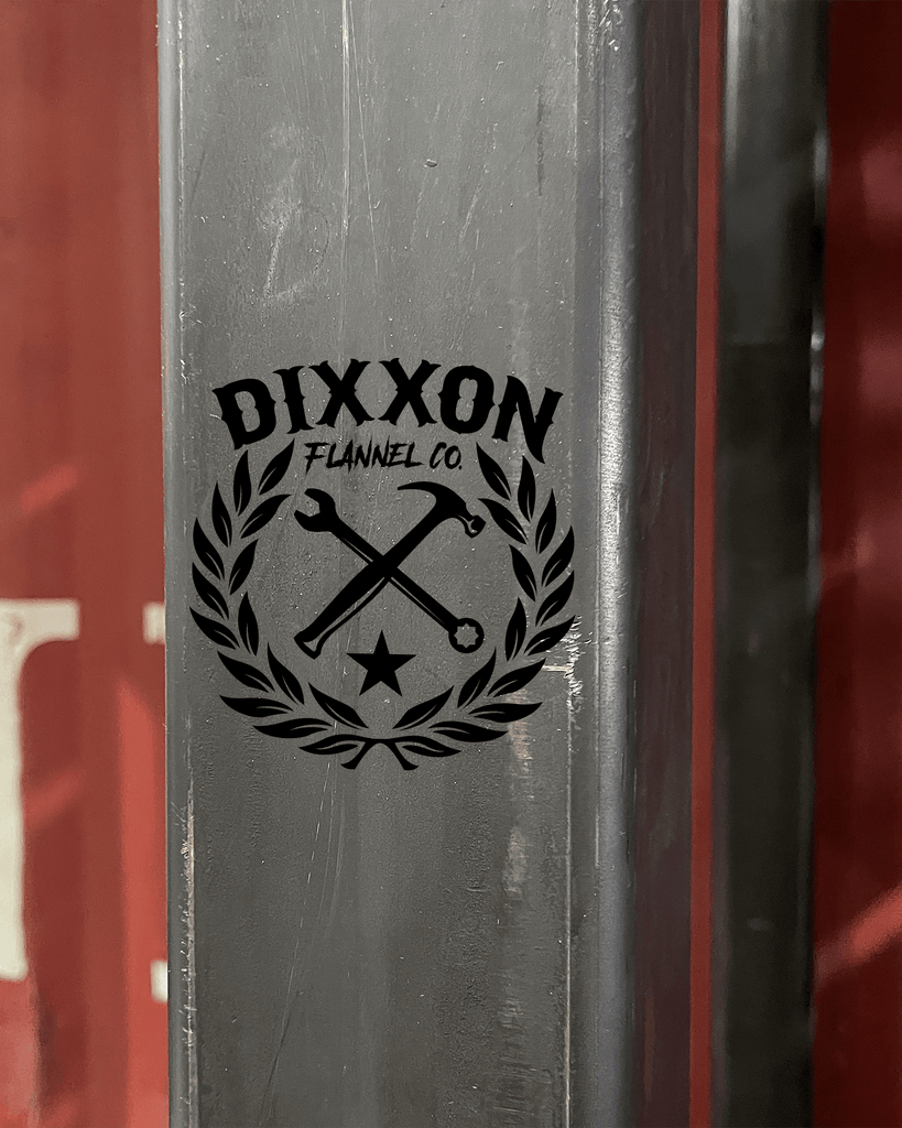 Crest 5" Die Cut Sticker - Dixxon Flannel Co.