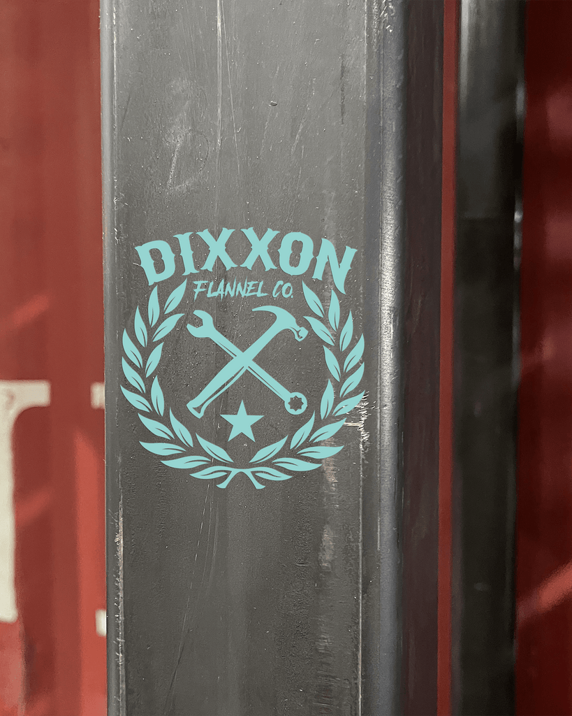 Crest 5" Die Cut Sticker - Dixxon Flannel Co.