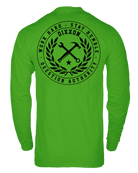 Crested Hi Vis Long Sleeve T-Shirt - Safety Green - Dixxon Flannel Co.