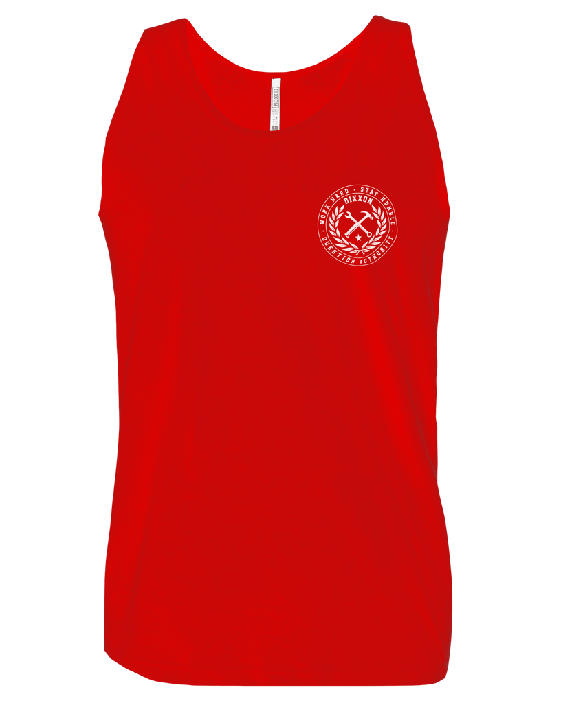 Crested Tank - Red & White - Dixxon Flannel Co.