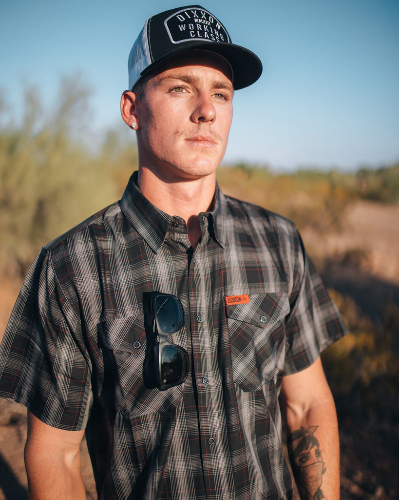 Crosshair Bamboo Short Sleeve - Dixxon Flannel Co.