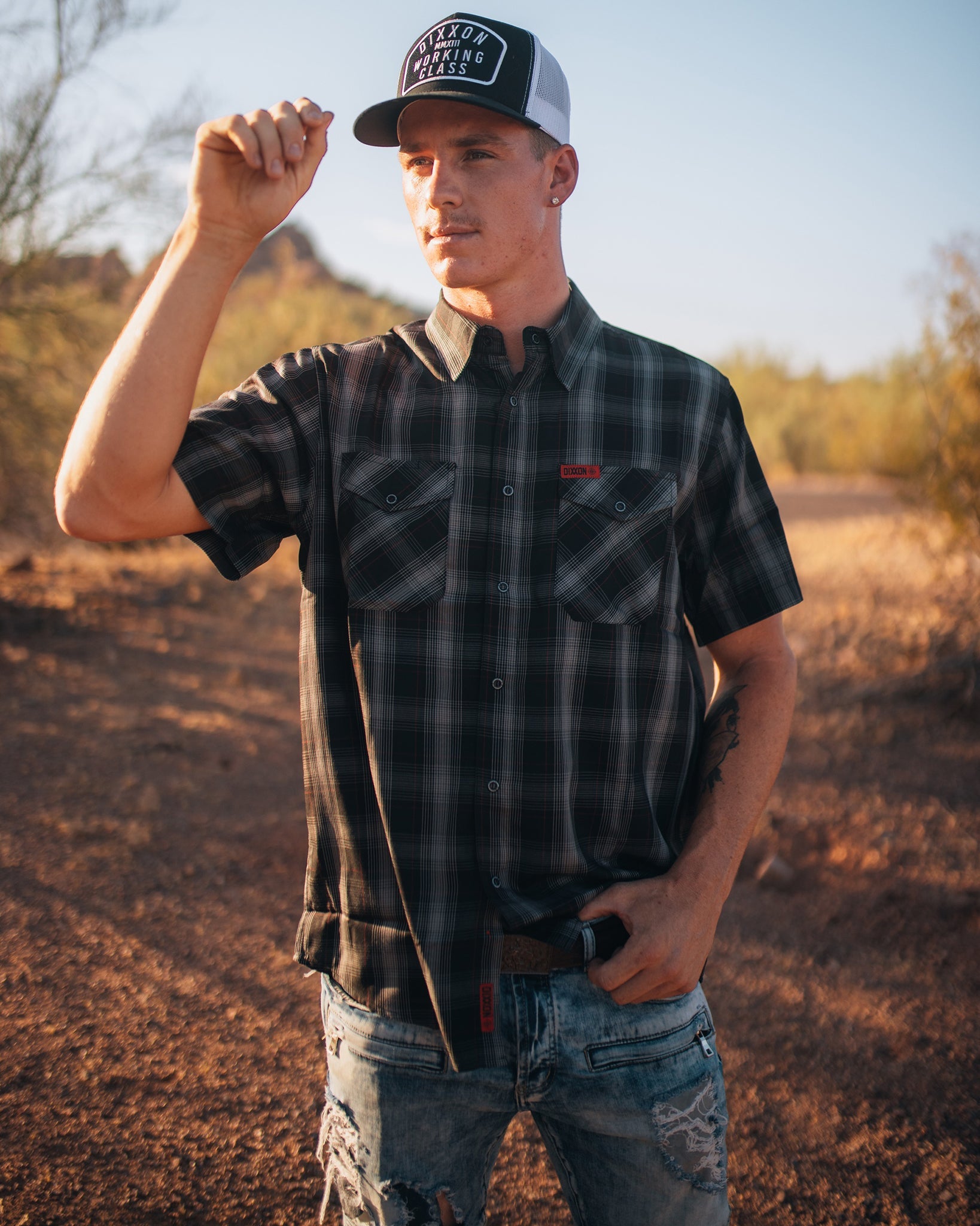 Dixxon flannel deals short sleeve