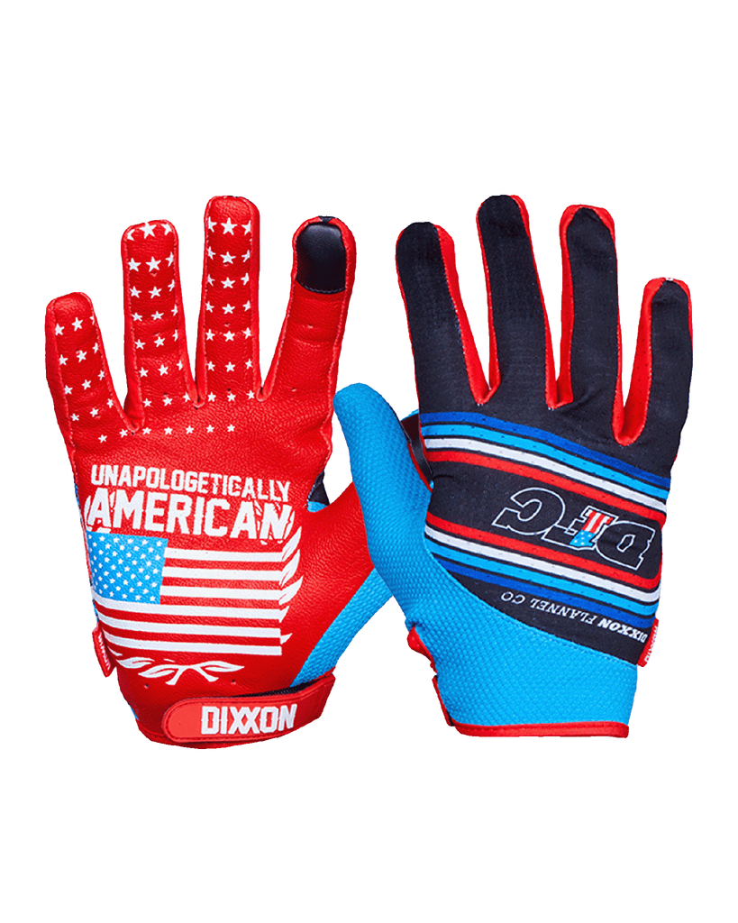 DFC Moto Gloves - Red & Blue - Dixxon Flannel Co.