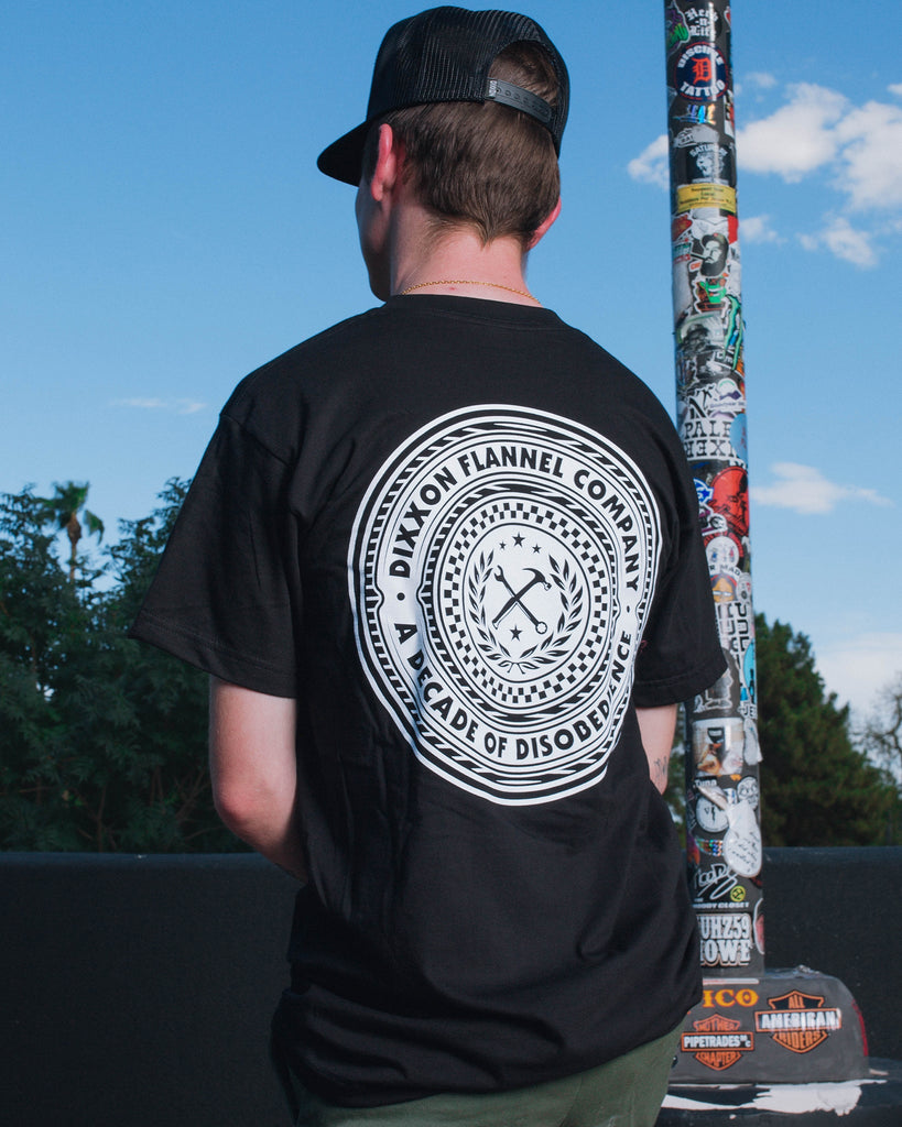 Disobedience Badge T-Shirt - Dixxon Flannel Co.