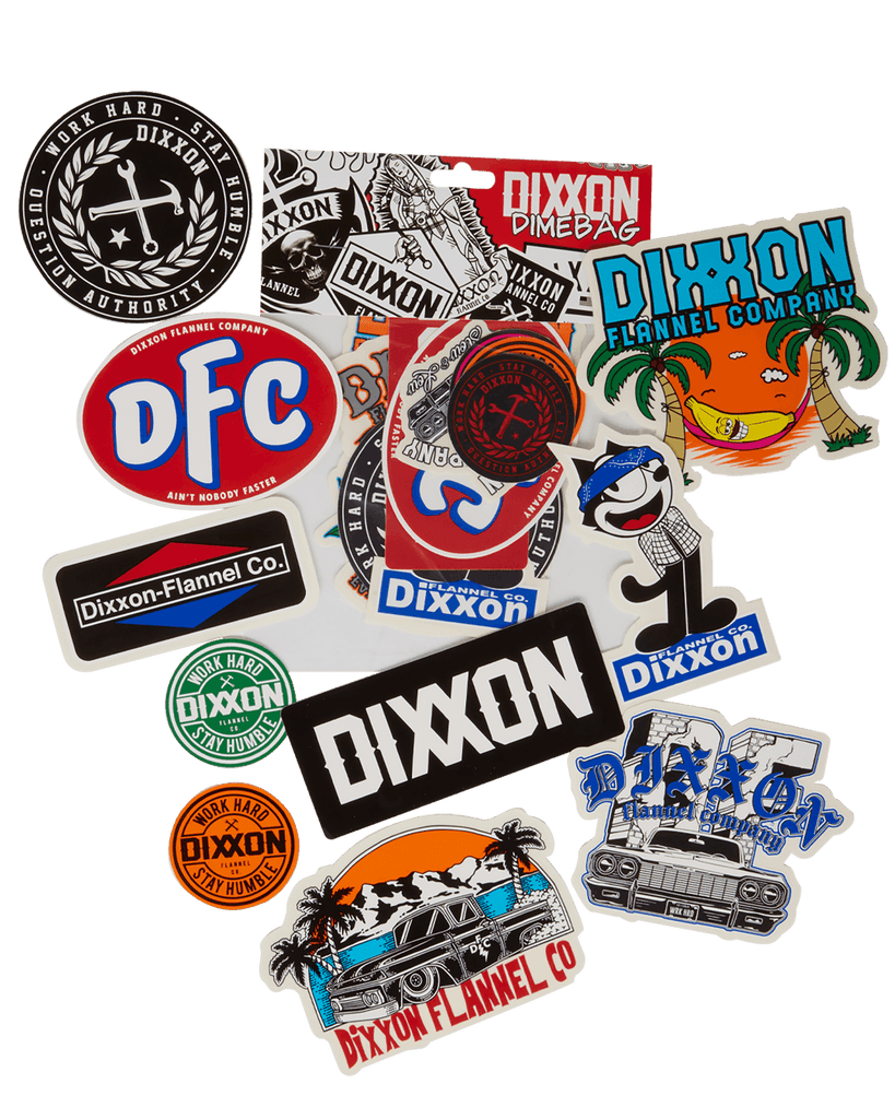 Dixxon Dimebag - Sticker Pack - Dixxon Flannel Co.
