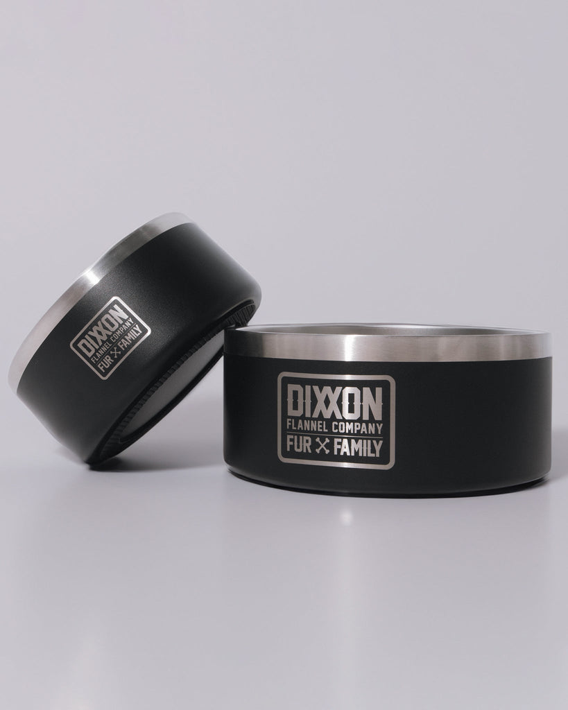 Dixxon Dog Bowl 32oz - Black - Dixxon Flannel Co.