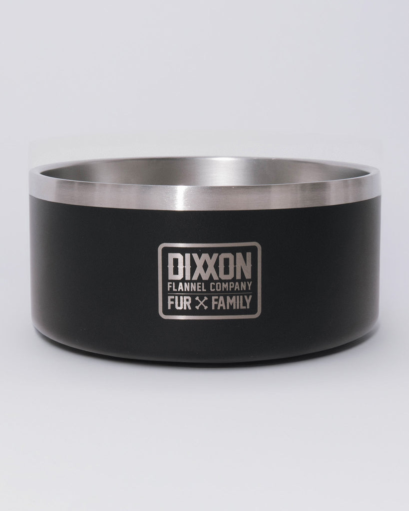 Dixxon Dog Bowl 32oz - Black - Dixxon Flannel Co.