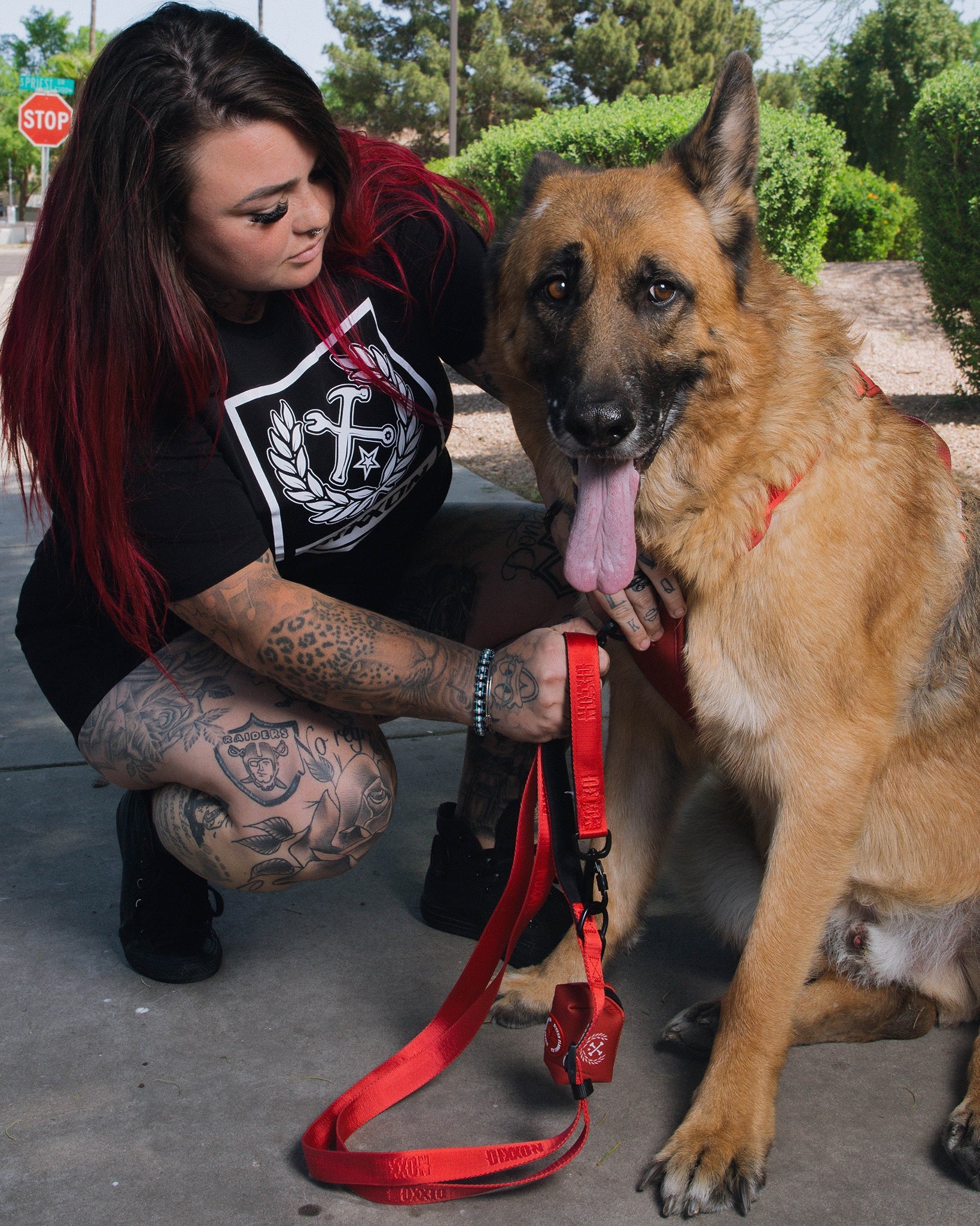 Dixxon Dog Leash - Red - Dixxon Flannel Co.