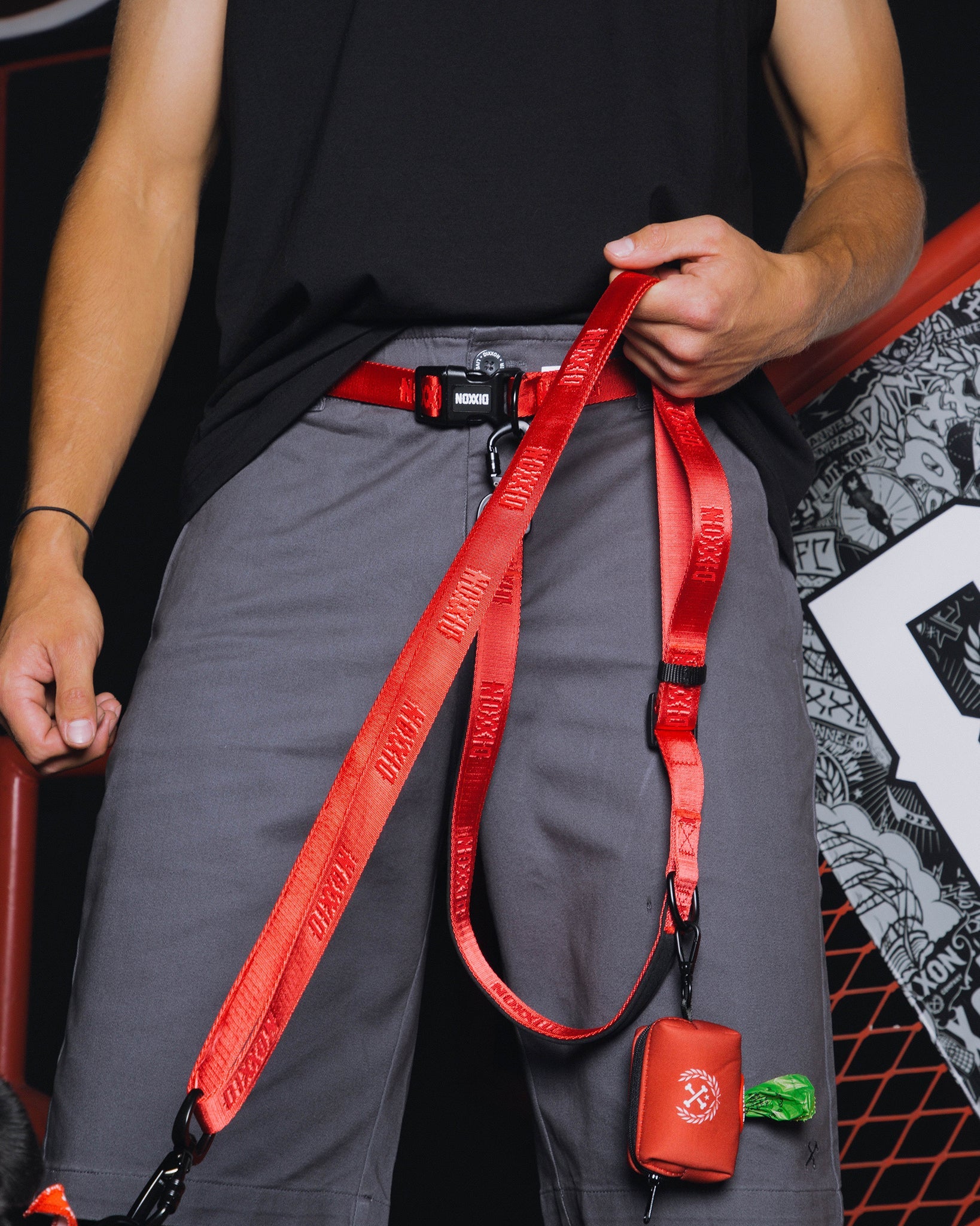 Dixxon Dog Leash - Red - Dixxon Flannel Co.