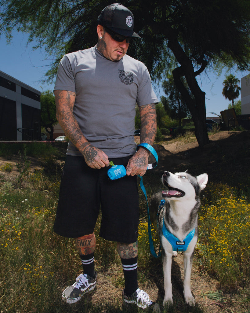 Dixxon Dog Poop Bag Holder - Blue - Dixxon Flannel Co.