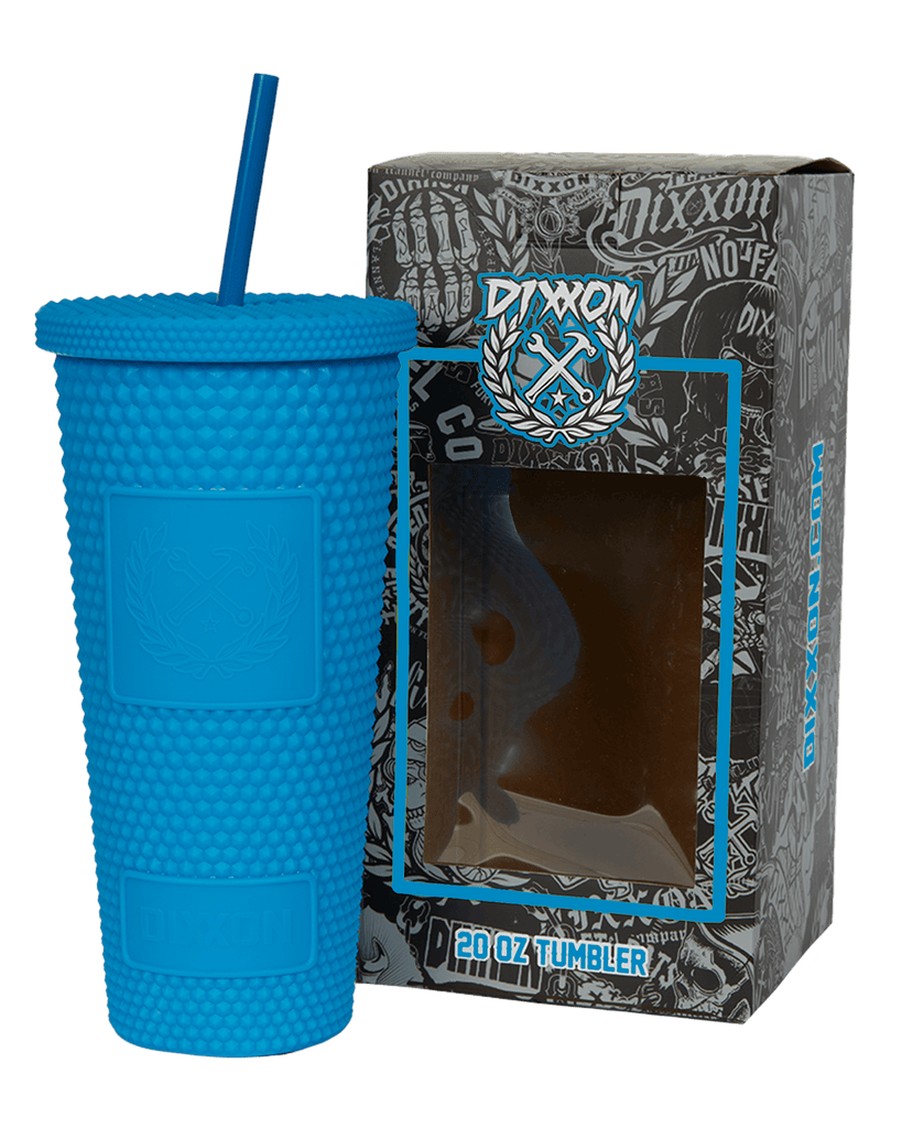 Dixxon Studded Matte Tumbler - Cyan - Dixxon Flannel Co.