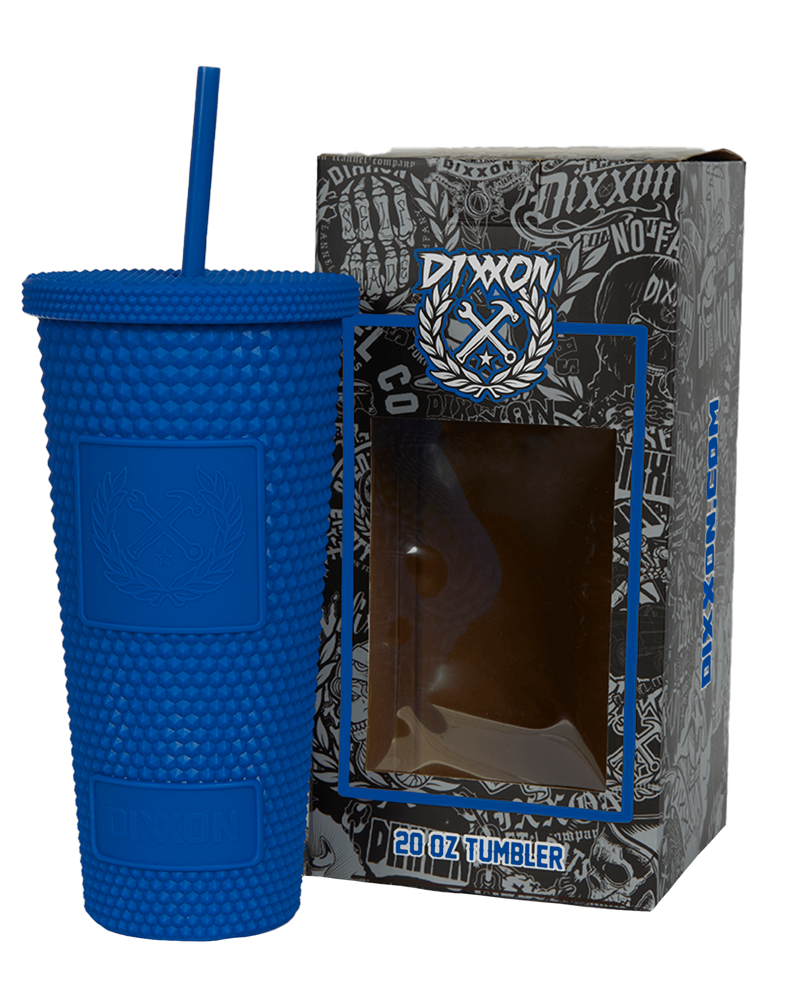 Dixxon Studded Matte Tumbler - Royal Blue - Dixxon Flannel Co.
