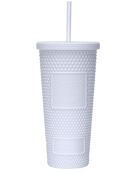 Dixxon Studded Matte Tumbler - White - Dixxon Flannel Co.