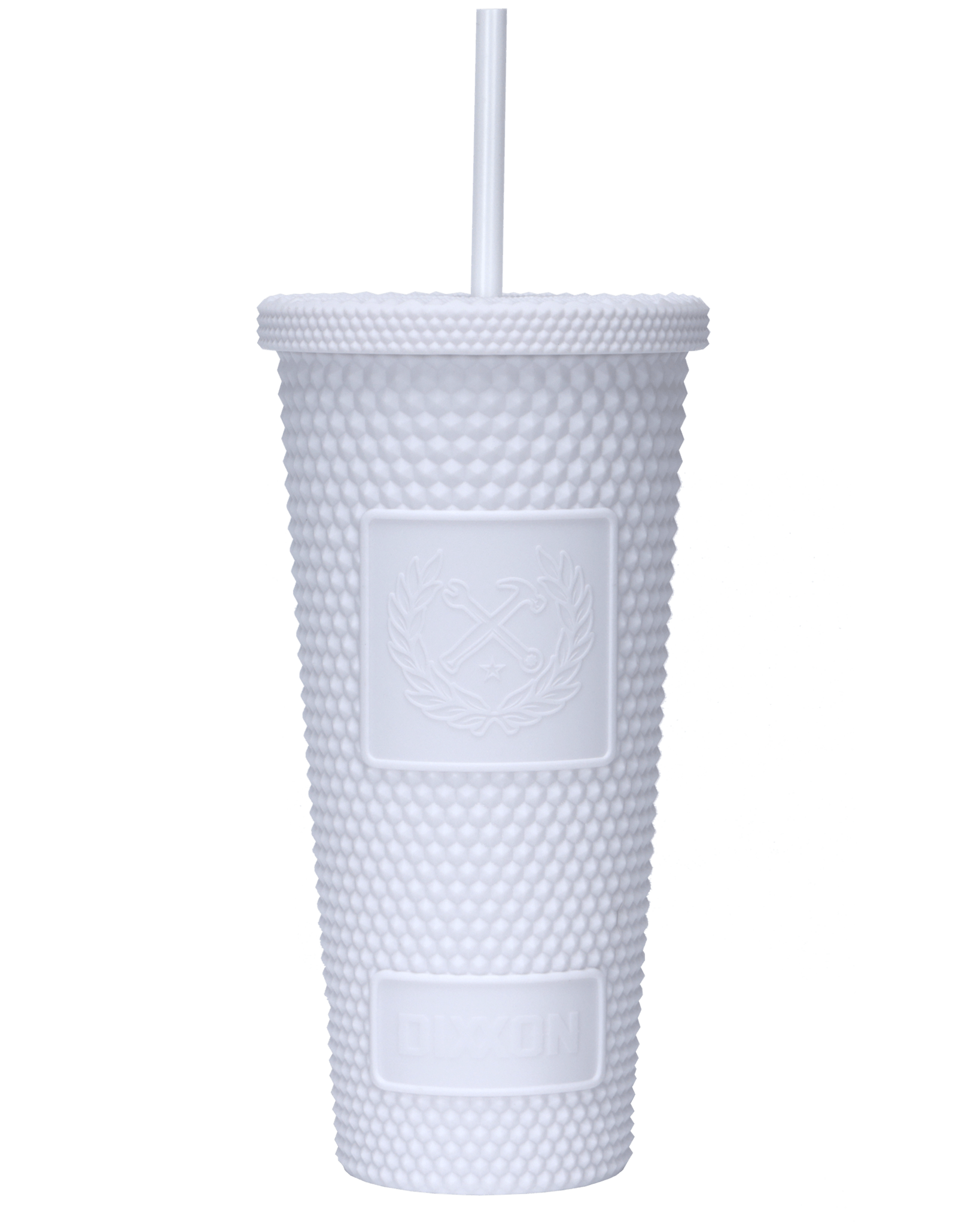 Dixxon Studded Matte Tumbler - White - Dixxon Flannel Co.