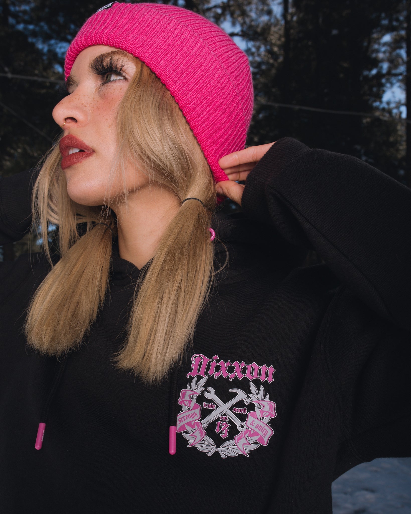 Dock Beanie - Bright Pink - Dixxon Flannel Co.