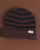 Dock Beanie - Brown Striped - Dixxon Flannel Co.