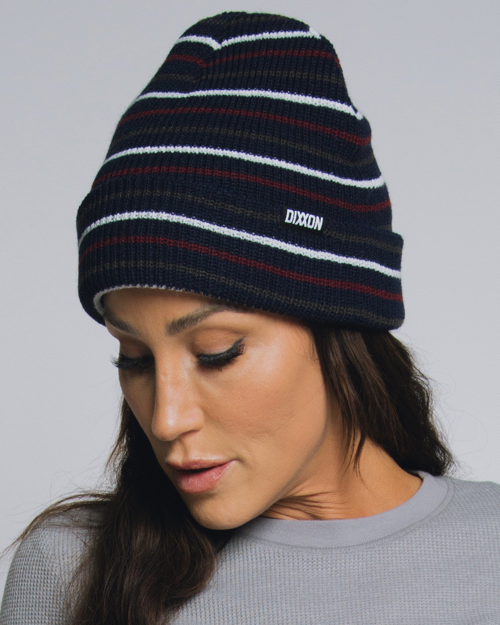 Dock Beanie - Navy Striped | Dixxon Flannel Co.
