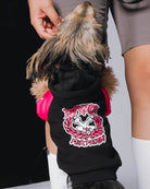Dog Hoodie - Fur Family - Black & Pink - Dixxon Flannel Co.