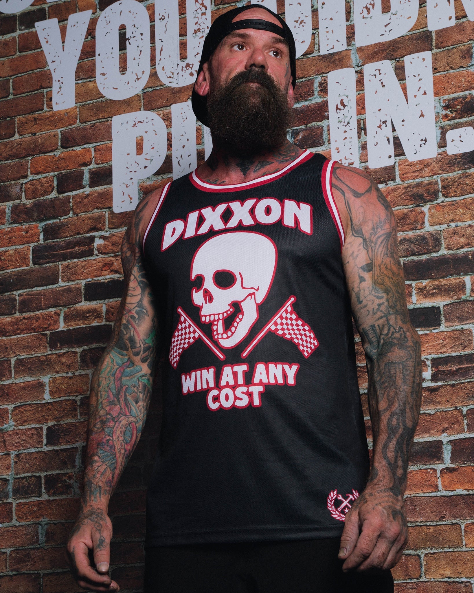 Domination Jersey - Black, Red, & White - Dixxon Flannel Co.