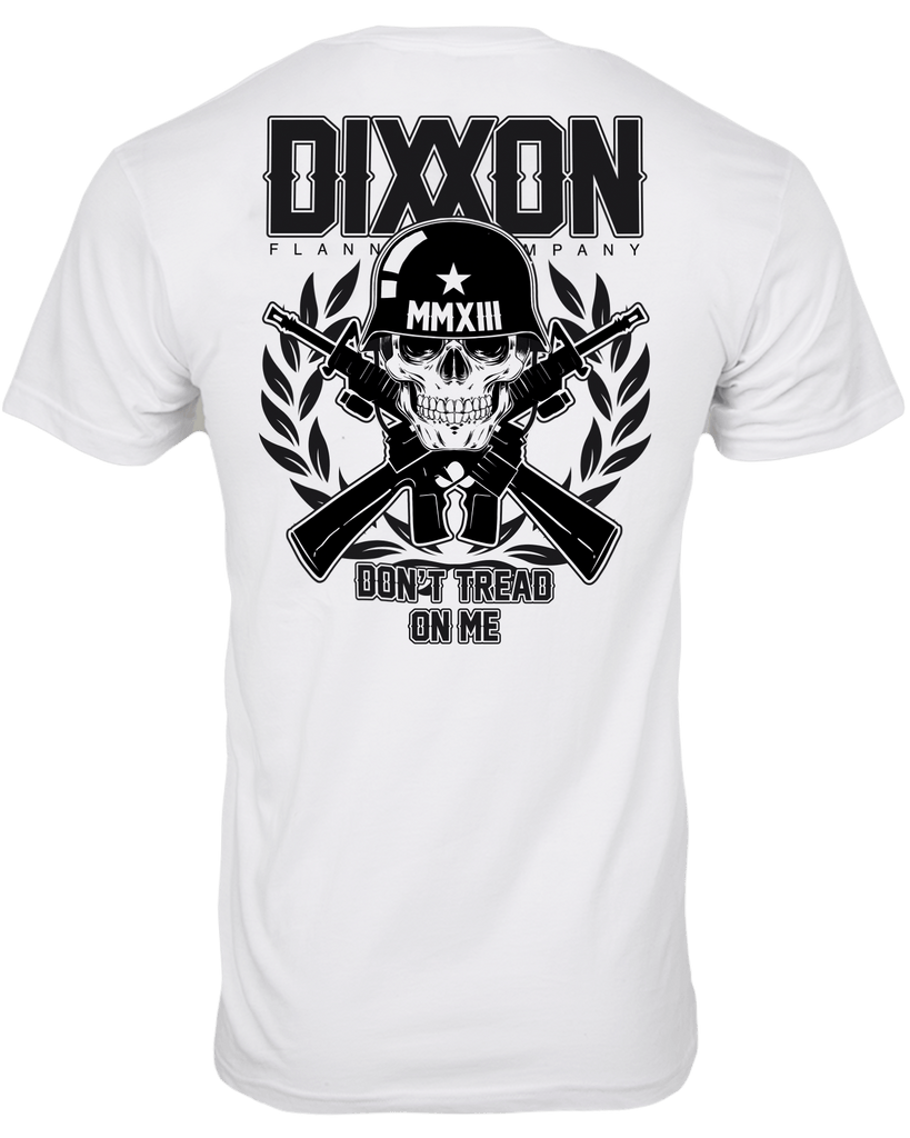 Don't Tread on Me T-Shirt - White - Dixxon Flannel Co.