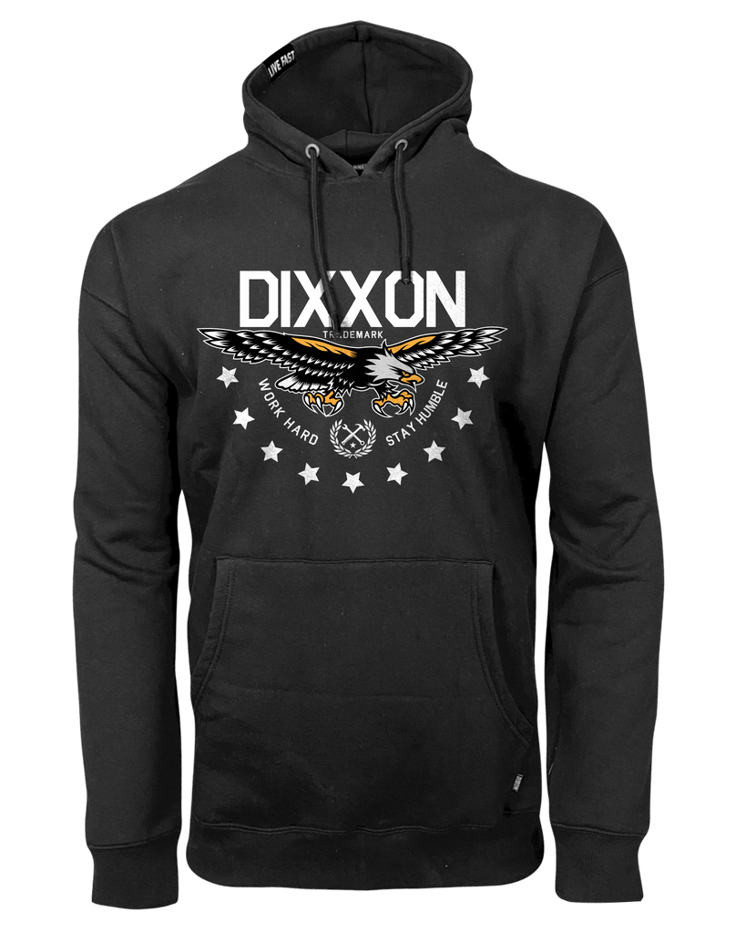 Eagle Pullover Hoodie - Black - Dixxon Flannel Co.