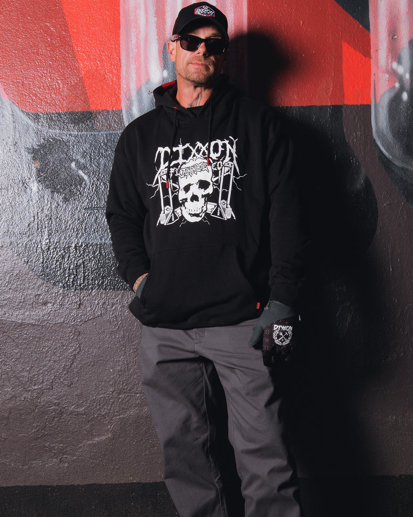Electric Guillotine Pullover - Black - Dixxon Flannel Co.