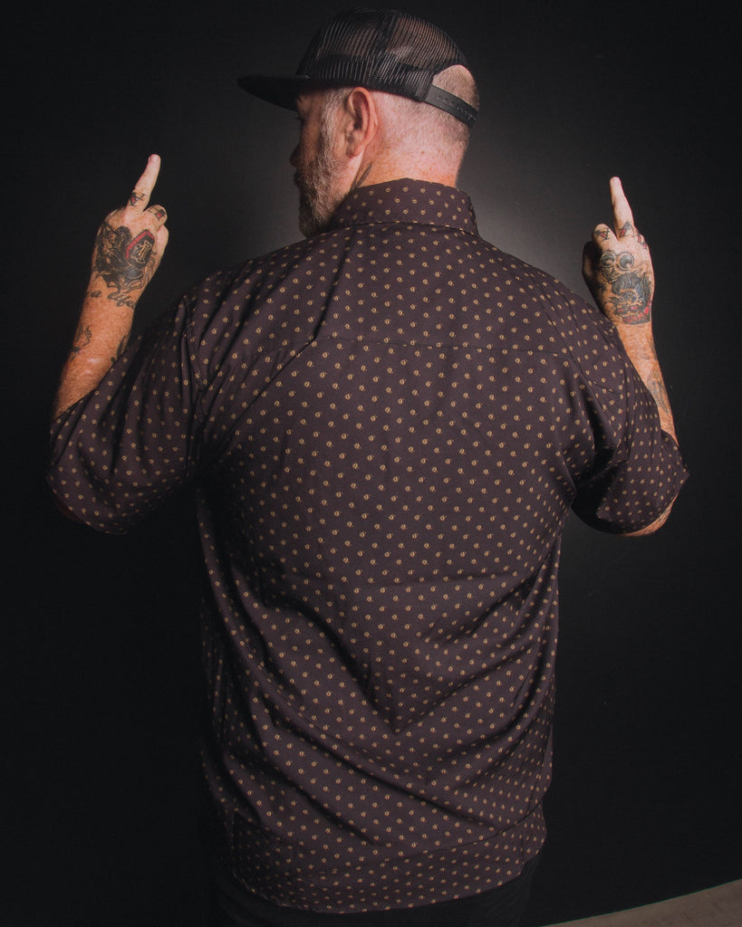 F Bomb Short Sleeve - Gold - Dixxon Flannel Co.