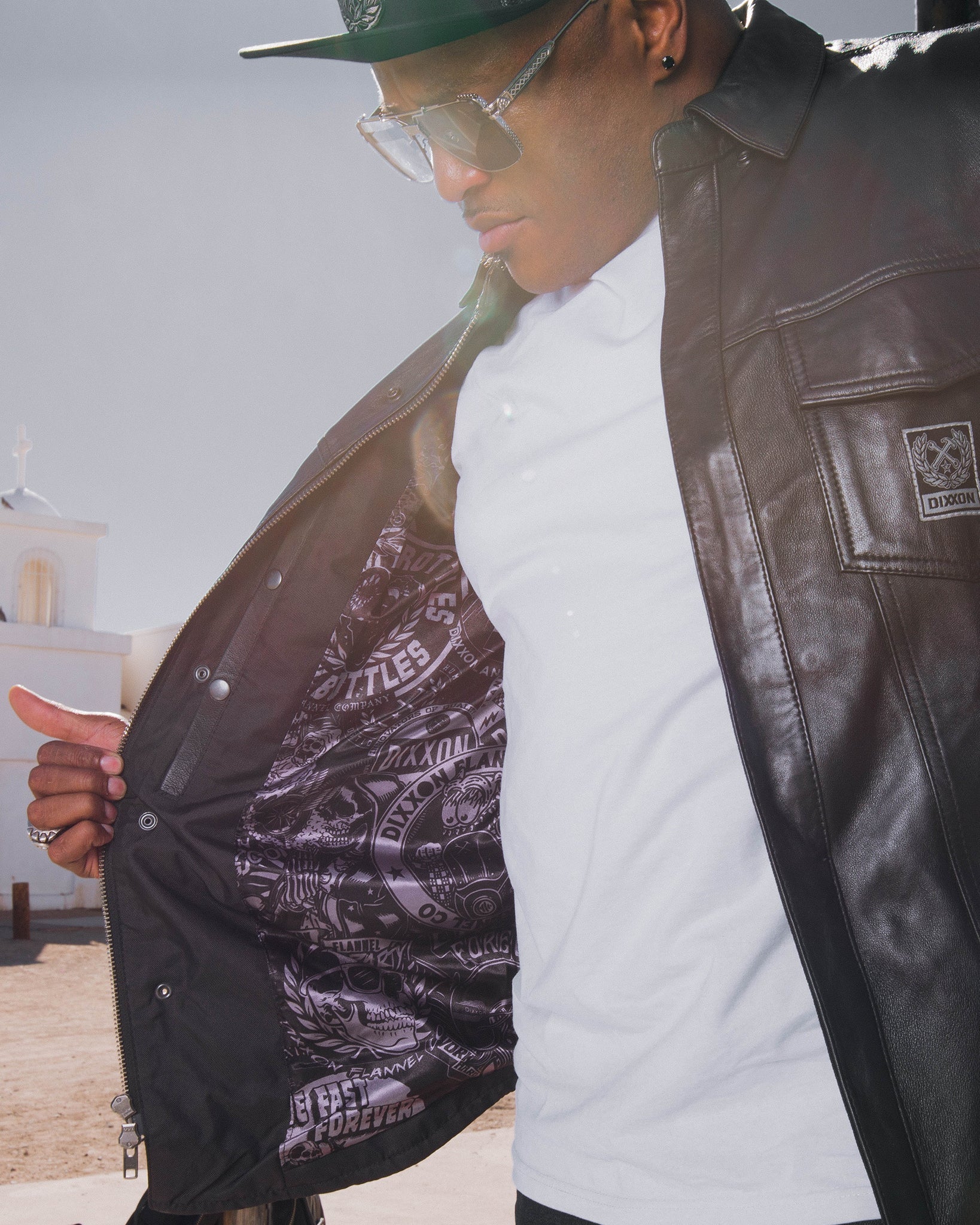 Fast Pack Leather Shirt Jacket - view 2