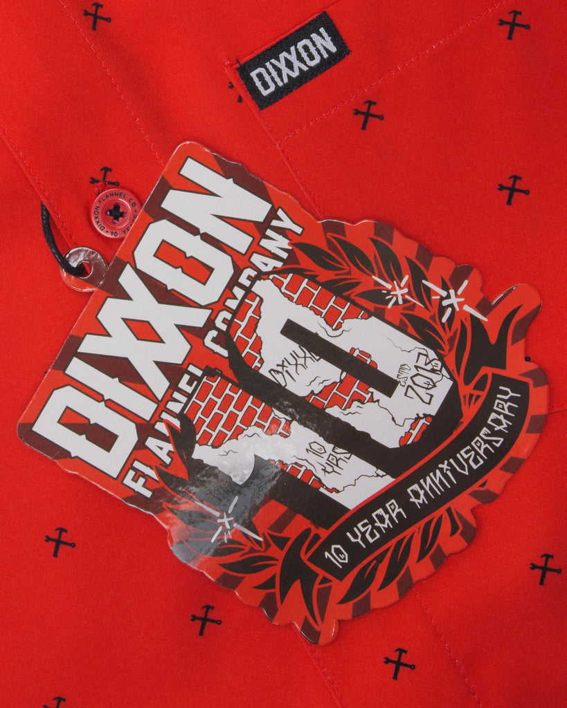 Finney Short Sleeve - Red & Black - Dixxon Flannel Co.