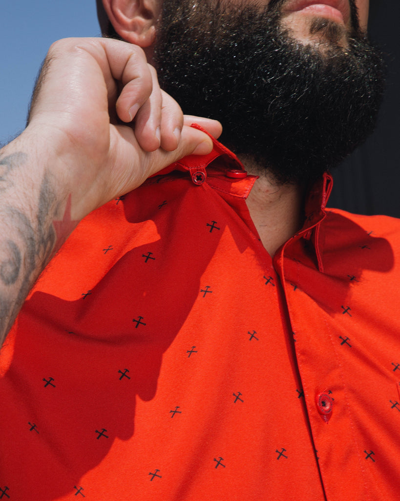 Finney Short Sleeve - Red & Black - Dixxon Flannel Co.