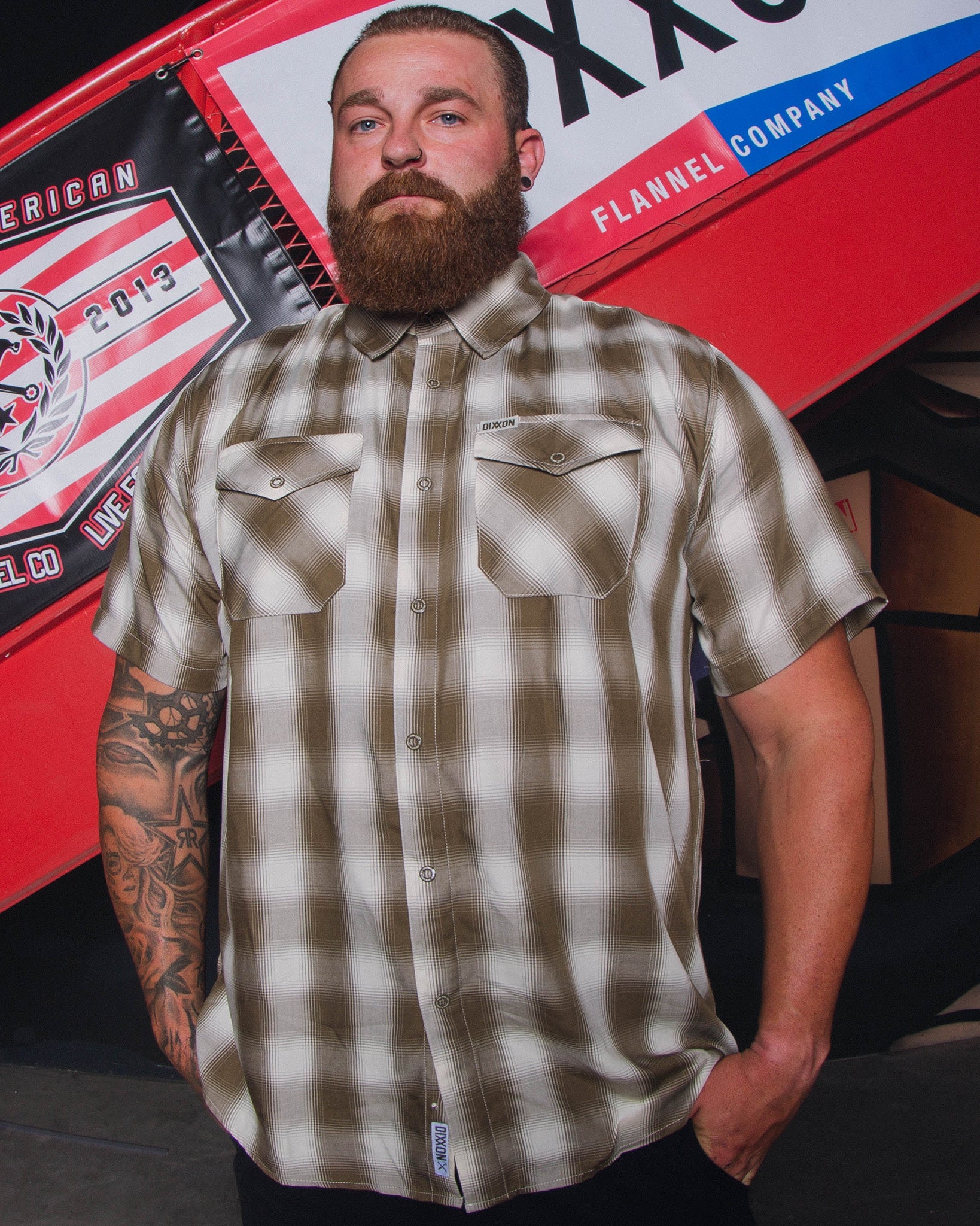 Dixxon flannel on sale short sleeve