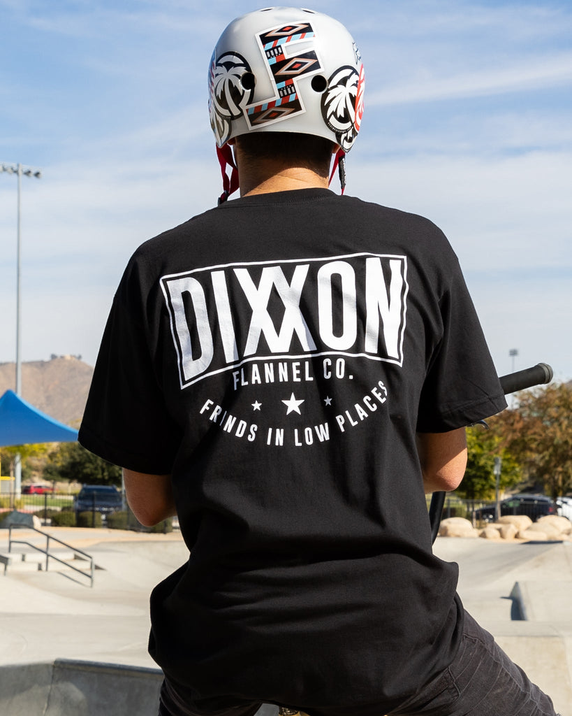 Friends In Low Places T-Shirt - Black - Dixxon Flannel Co.