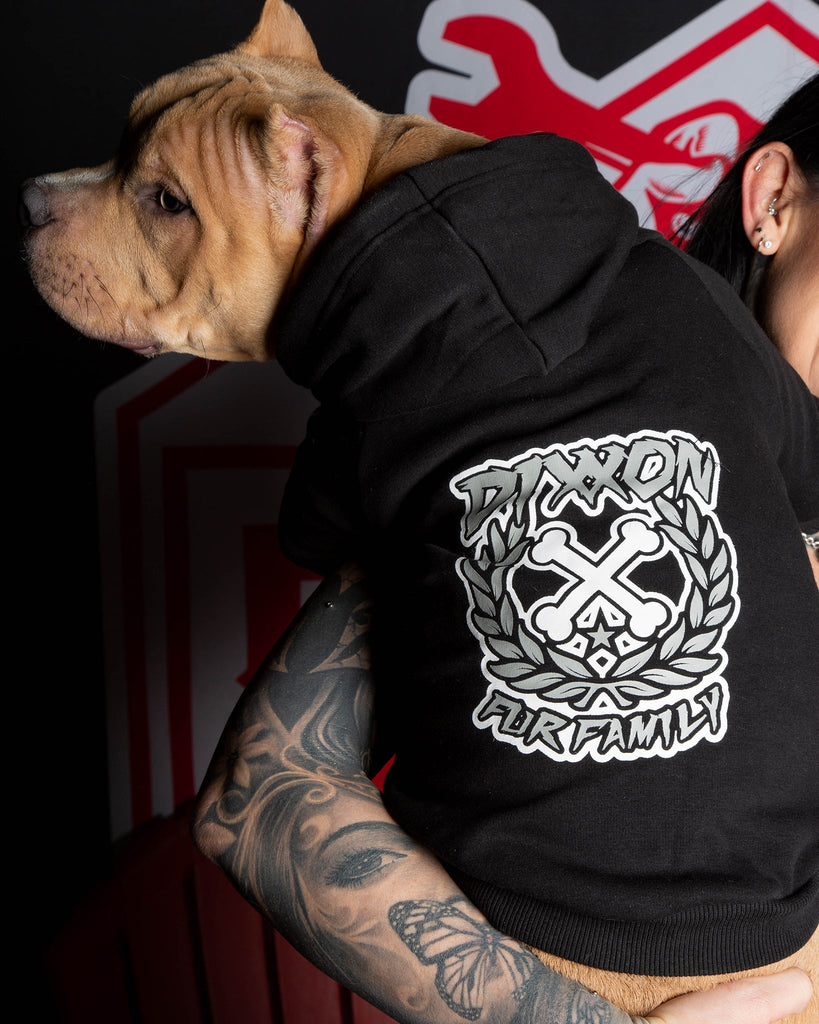 Fur Family Dog Hoodie - Black & Gray - Dixxon Flannel Co.