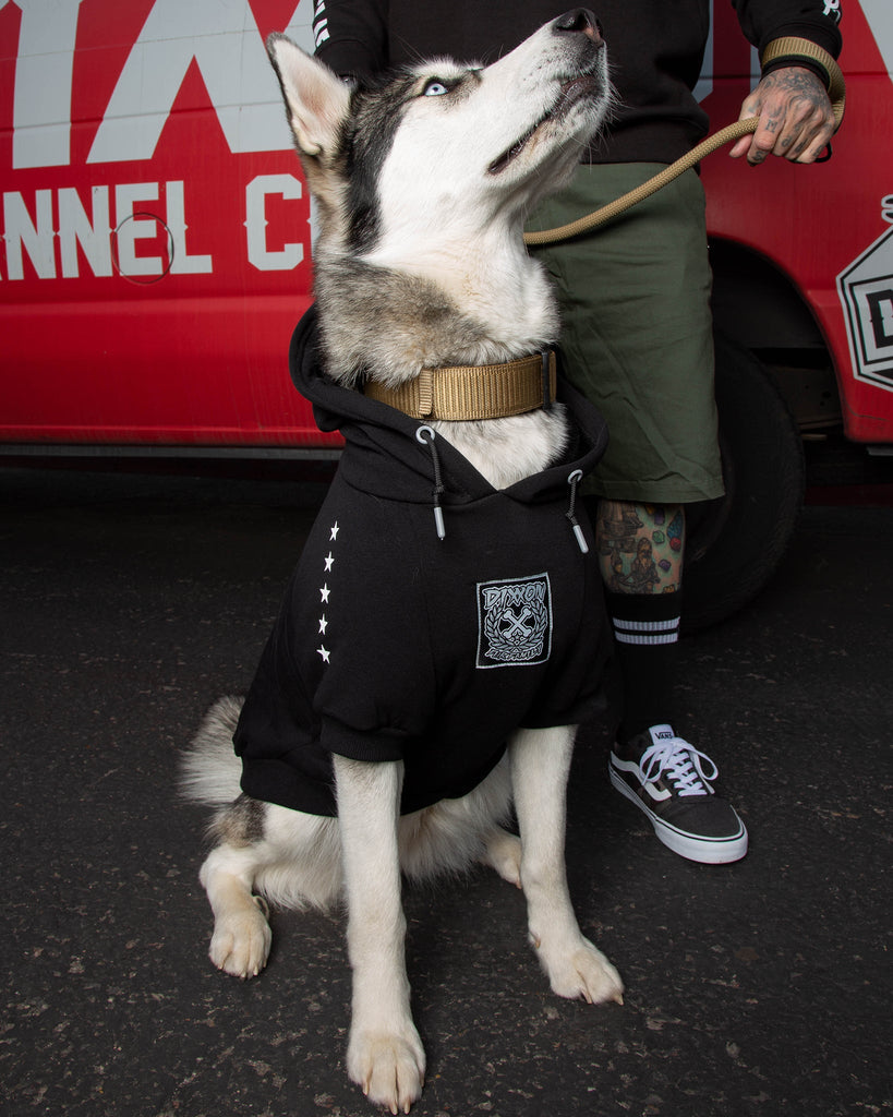 Fur Family Dog Hoodie - Black & Gray - Dixxon Flannel Co.