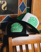 Green Pastime Flat Bill Trucker Snapback - Dixxon Flannel Co.